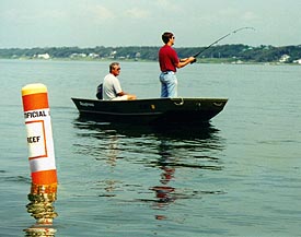 Fishermen at Reef Site